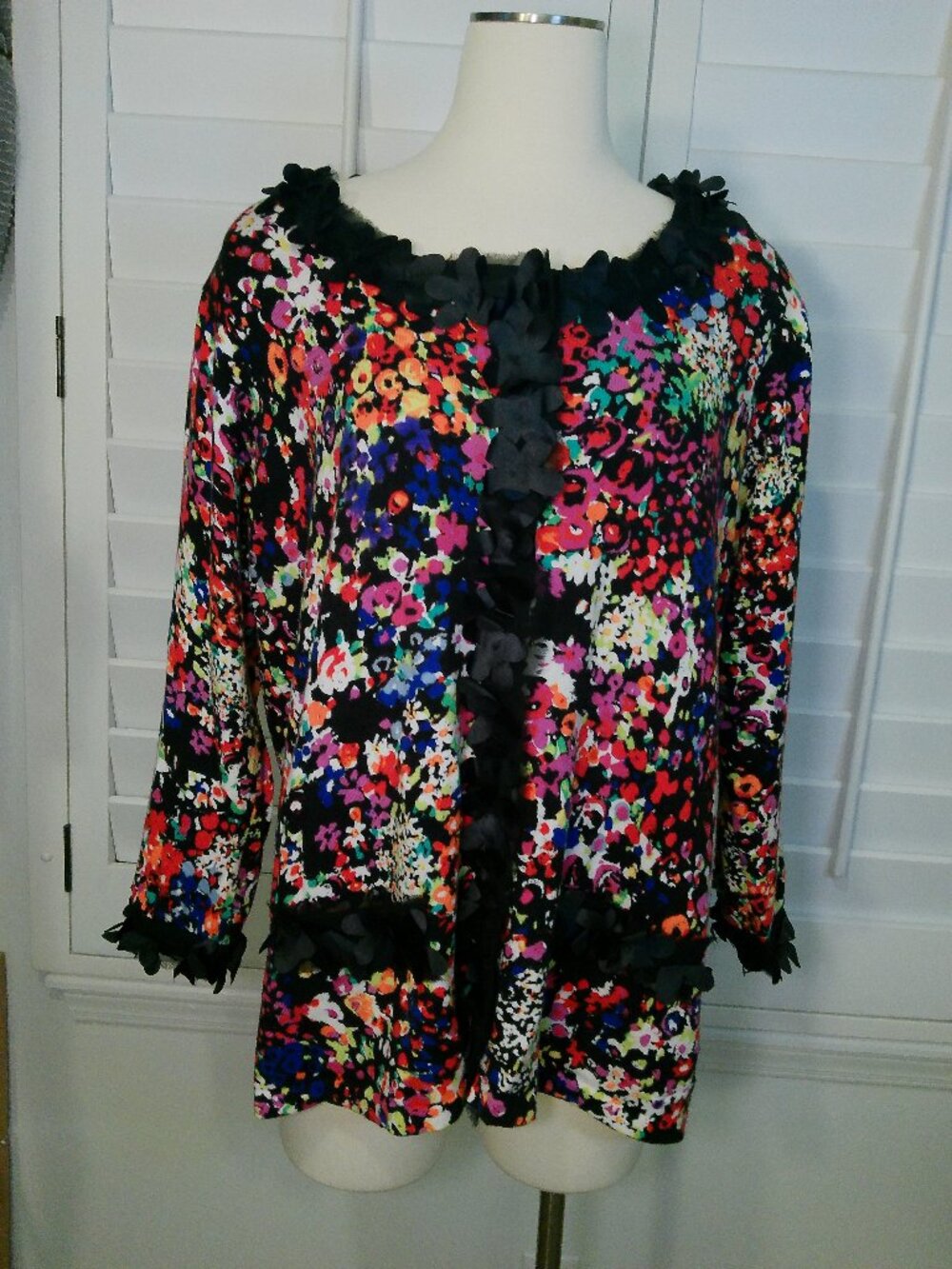 Sweater Floral and bouse The Collective Works of Berek2 Size 1XL